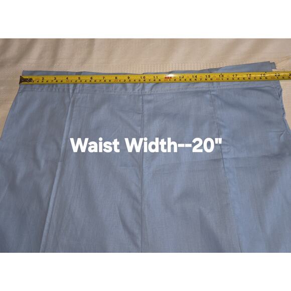Chhaya Cotton Blue Saree Petticoat New Old Stock VTG Indian Underskirt Free Size - Picture 13 of 16